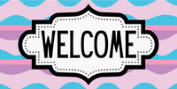 Thumbnail for Easter Welcome Sign, DCO-01258, Sign For Wreath, 6x12