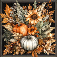 Thumbnail for Fall Pumpkins Sign, DCO-102079, Sign For Wreath, 10x10in Metal Sign