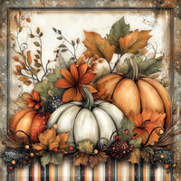 Thumbnail for Fall Pumpkins Sign, DCO-102080, Sign For Wreath, 10x10in Metal Sign
