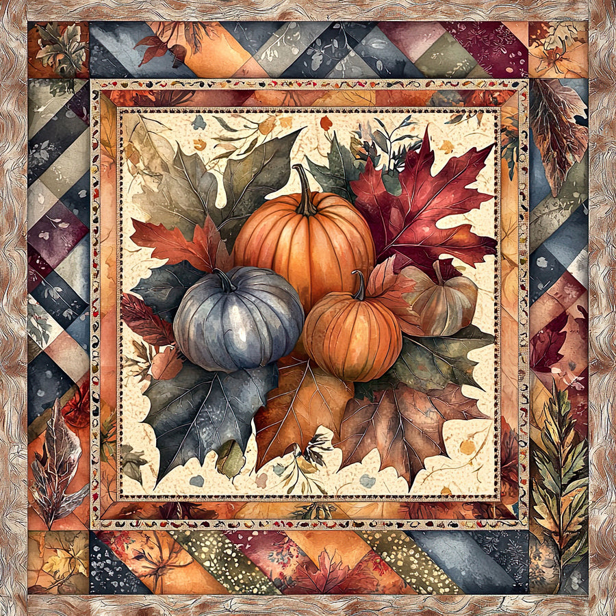 Fall Pumpkins Sign, DCO-102082, Sign For Wreath, 10x10in Metal Sign