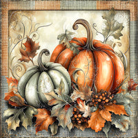 Thumbnail for Fall Pumpkins Sign, DCO-102084, Sign For Wreath, 10x10in Metal Sign