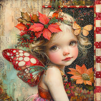 Thumbnail for Christmas Fairy, DCO-102138, Sign For Wreath, 10x10in Metal Sign