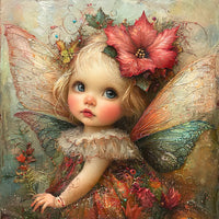 Thumbnail for Christmas Fairy, DCO-102151, Sign For Wreath, 10x10in Metal Sign
