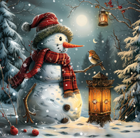 Thumbnail for Snowman Sign, DCO-102550, Sign For Wreath, 10x10in Metal Sign