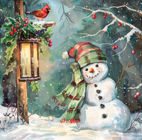 Thumbnail for Snowman Sign, DCO-102555, Sign For Wreath, 10x10in Metal Sign