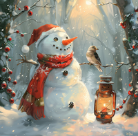 Thumbnail for Snowman Sign, DCO-102581, Sign For Wreath, 10x10in Metal Sign