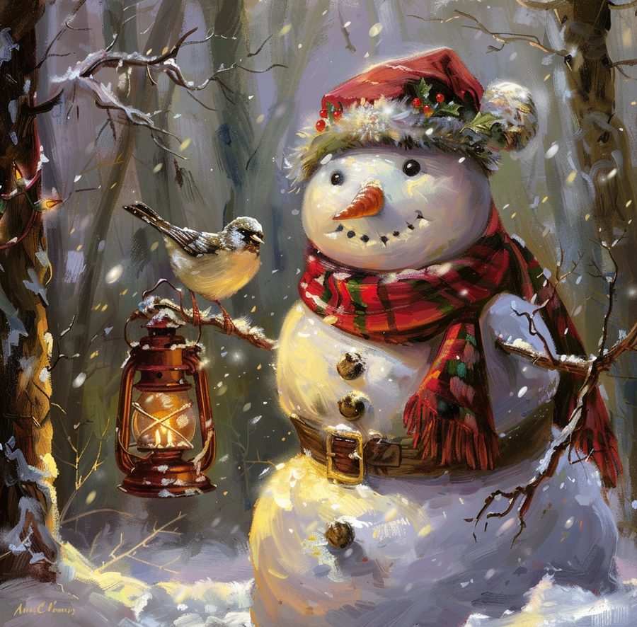 Snowman Sign, DCO-102583, Sign For Wreath, 10x10in Metal Sign