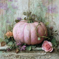 Thumbnail for Pink Fall Pumpkin Sign, DCO-102601, Sign For Wreath, 10x10in Metal Sign