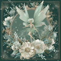 Thumbnail for Christmas Fairy Sign, DCO-102635, Sign For Wreath, 10x10in Metal Sign
