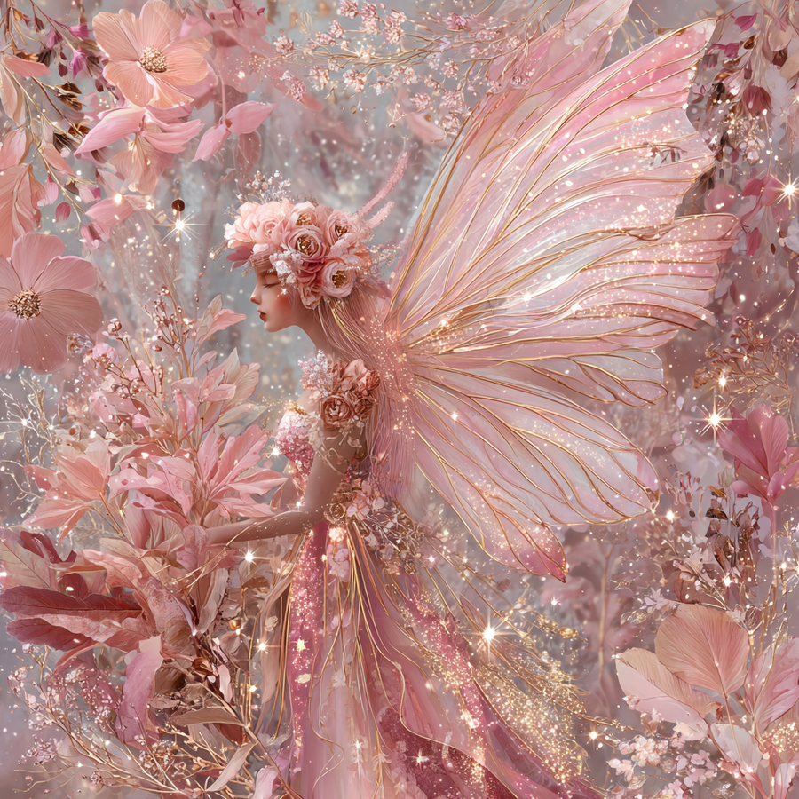 Christmas Fairy Sign, DCO-102637, Sign For Wreath, 10x10in Metal Sign