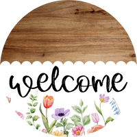 Thumbnail for Summer Flower For Door 18" Wood Door Hanger - DCO-102983-DH