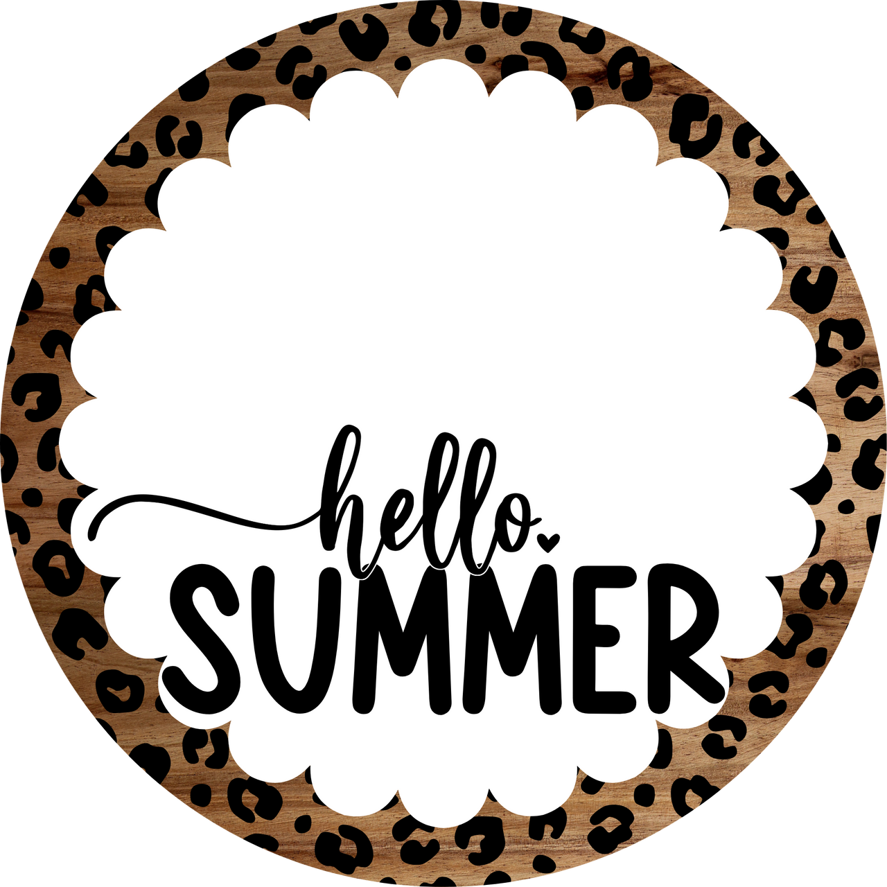 Hello Summer For Door 18" Wood Door Hanger - DCO-102985-DH