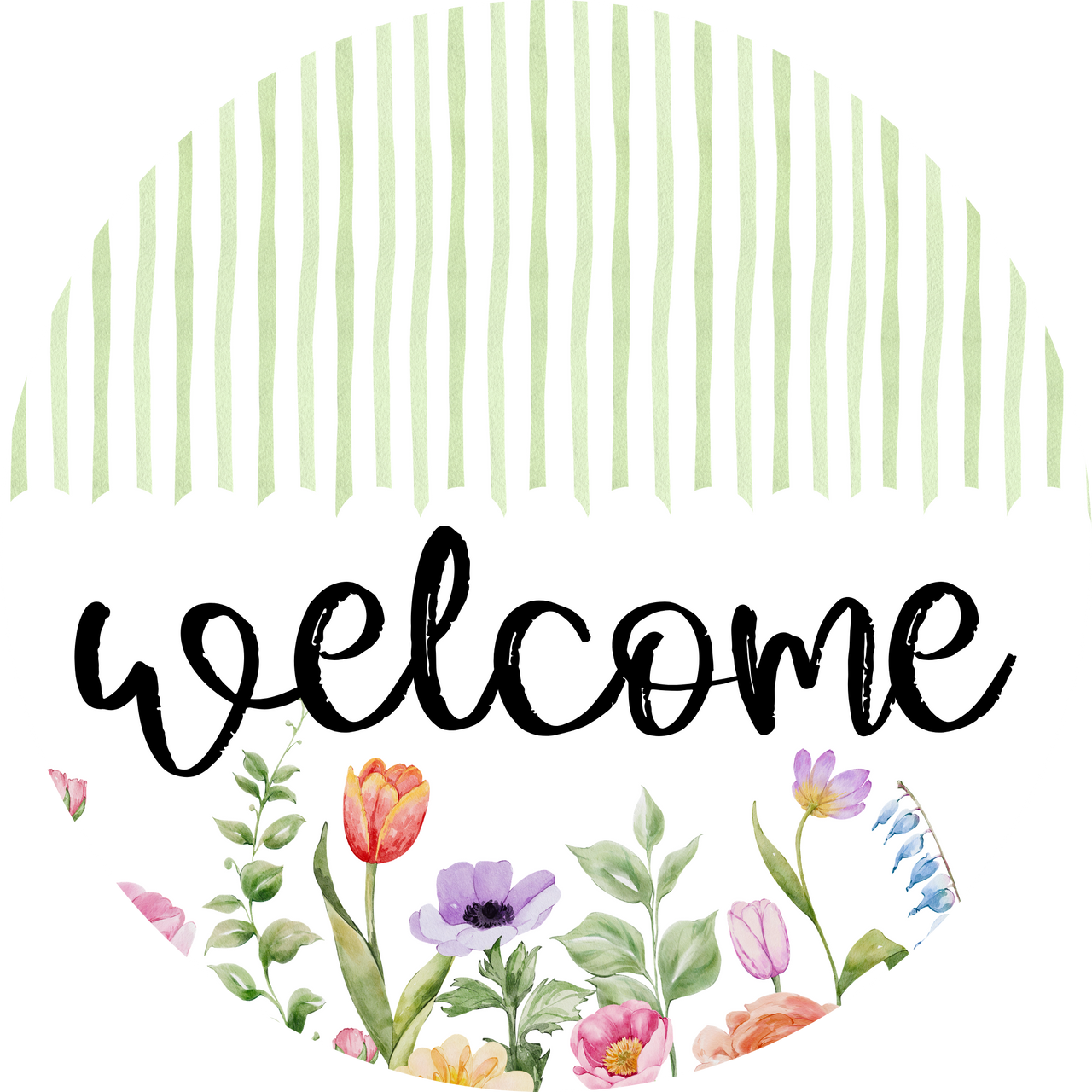 Summer Flower For Door 18" Wood Door Hanger - DCO-102993-DH