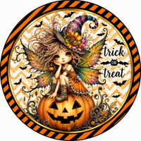 Thumbnail for Fairy Halloween 18" Wood Door Hanger - DCO-103012-DH