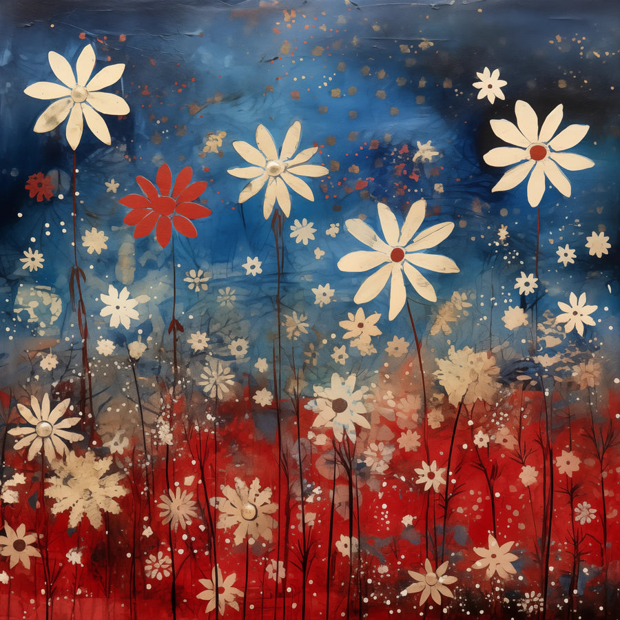 Patriotic Sign, USA Sign, DCO-13626, Sign For Wreath, 10x10" Metal Sign