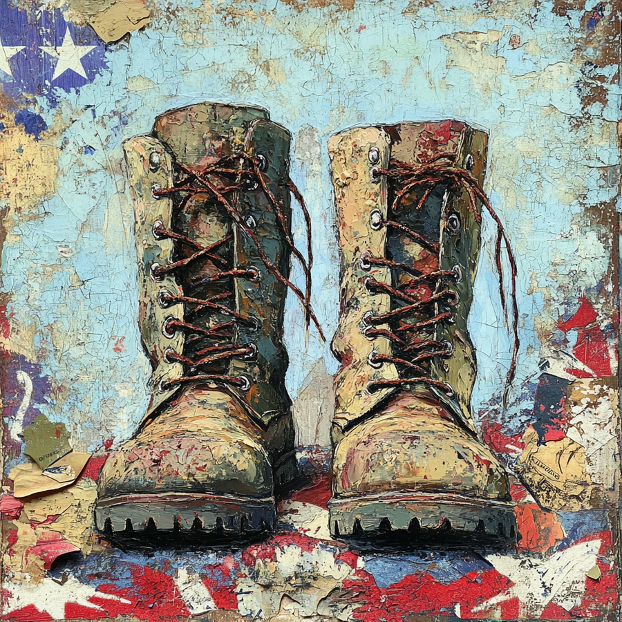 Patriotic Sign, USA Sign, DCO-13630, Sign For Wreath, 10x10" Metal Sign