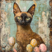 Thumbnail for Cat Sign, DCO-13656, Sign For Wreath, 10x10