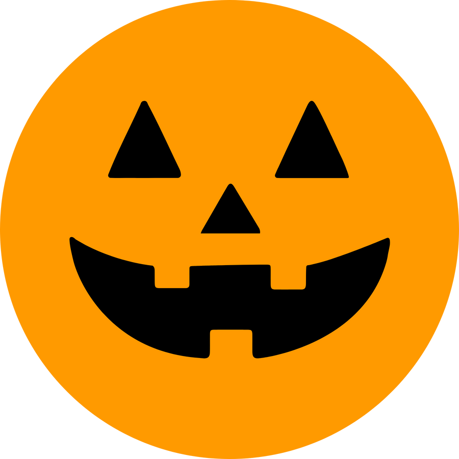 Pumpkin Door Hanger, 4 Holes Door Hanger, DCO-W-00070-DH, 22 in Round Wood