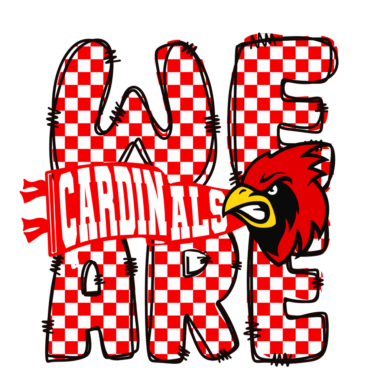 Cardinal Mascot 22" Wood Door Hanger - DCO-W-01182-DH