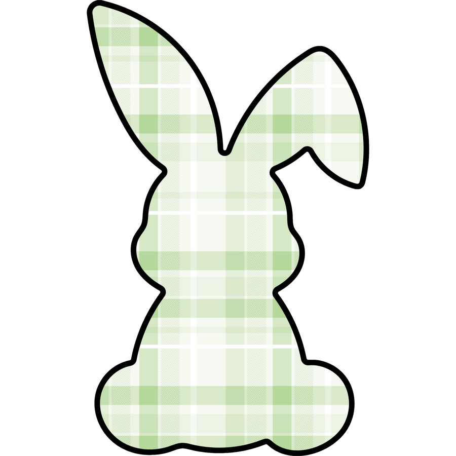 Easter Bunny Shape 22" Wood Door Hanger - DCO-W-1193-DH
