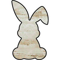 Thumbnail for Easter Bunny Shape 22" Wood Door Hanger - DCO-W-1199-DH