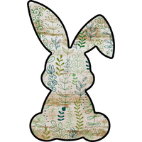 Thumbnail for Easter Bunny Shape 22" Wood Door Hanger - DCO-W-1200-DH