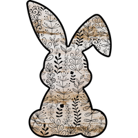 Thumbnail for Easter Bunny Shape 22" Wood Door Hanger - DCO-W-1201-DH