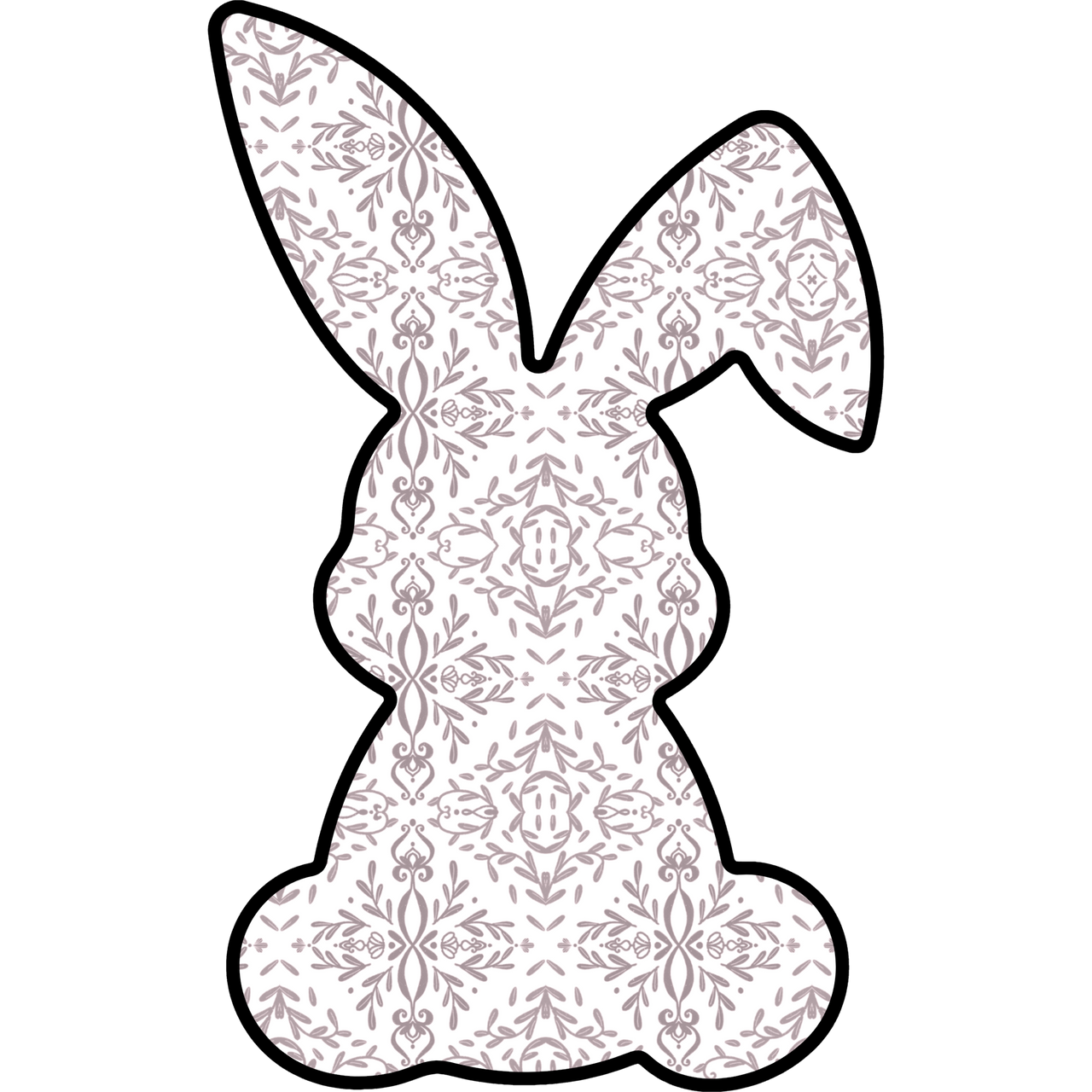 Easter Bunny Shape 22" Wood Door Hanger - DCO-W-1209-DH