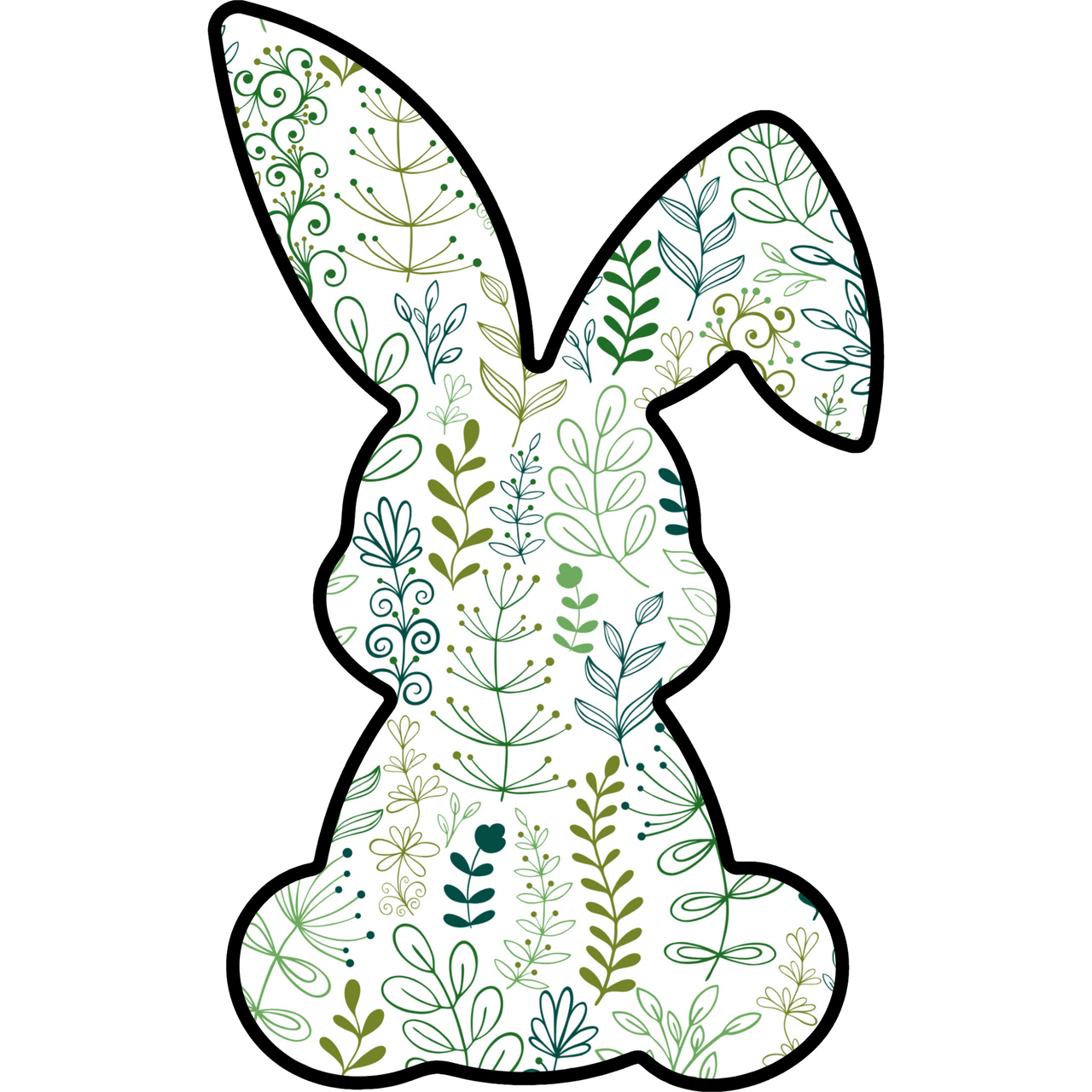 Easter Bunny Shape 22" Wood Door Hanger - DCO-W-1210-DH
