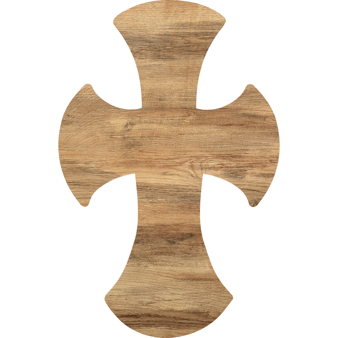 Cross Religious 14" Wood Door Hanger - DCO-W-1217