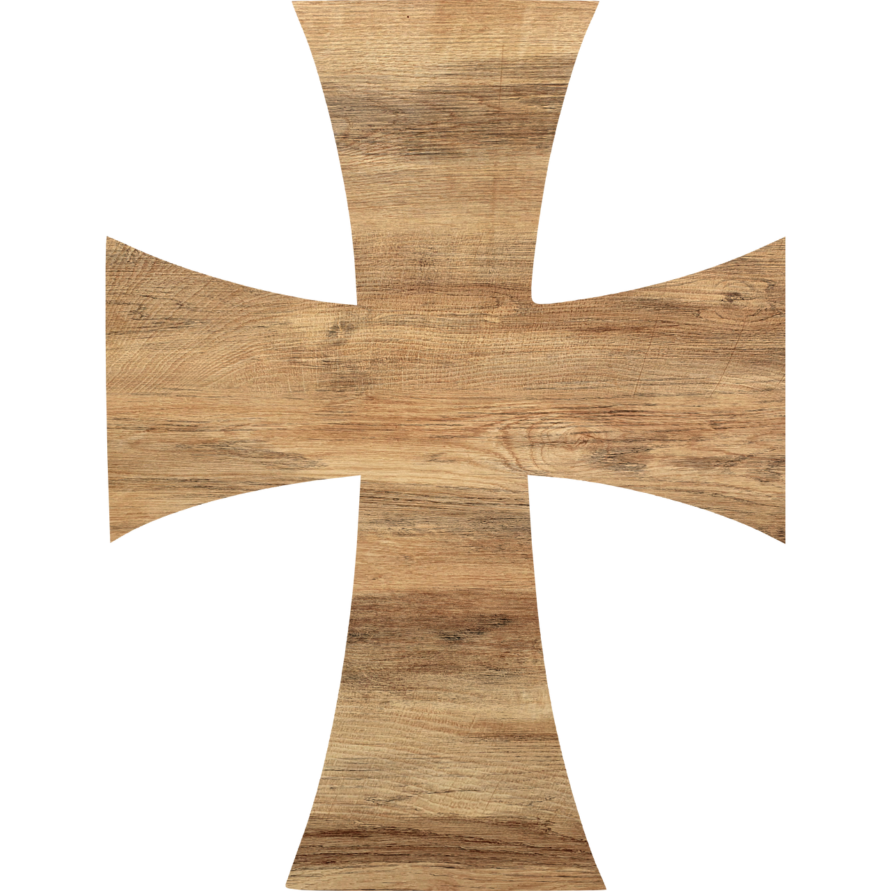 Cross Religious 14" Wood Door Hanger - DCO-W-1218