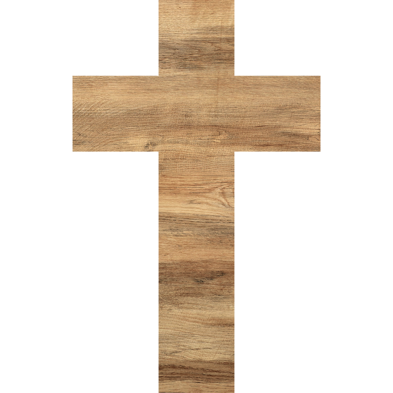 Cross Religious Has Bow Holes 22" Wood Door Hanger - DCO-W-1220-DH