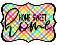 Thumbnail for Home Sweet Home 14" Wood Wreath Sign - DCO-W-1347
