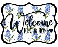 Thumbnail for Welcome To Our Home Wood Wreath Sign - DCO-W-1521