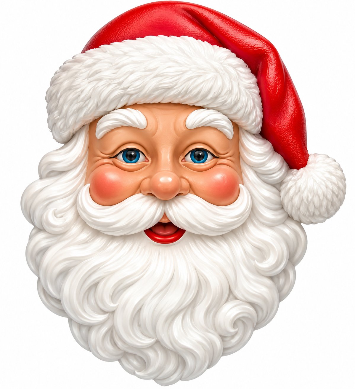 Classic Santa Face 22" Wood Door Hanger - DCO-W-1552-DH