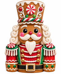Thumbnail for Gingerbread Nutcracker 22" Wood Door Hanger - DCO-W-1558-DH