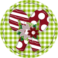 Thumbnail for Christmas Sign, Candy Cane Sign, DECOE-5327-D, Sign For Wreath, 10