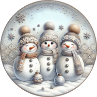 Thumbnail for Snowman Sign, DECOE-5340, Sign For Wreath, 10