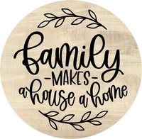 Thumbnail for Welcome Sign, Family Sign, DECOE-5356-D, Sign For Wreath, 10