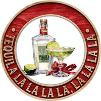 Thumbnail for Christmas Sign, Tequila Christmas, DECOE-5367-D, Sign For Wreath, 10