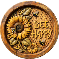 Thumbnail for FUNDRAISER: Lily Grace Wood Wreath Sign - DECOE-5371-D