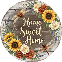 Thumbnail for FUNDRAISER: Lily Grace Wood Wreath Sign - DECOE-5375-D