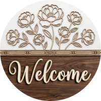 Thumbnail for Everyday Welcome For Door 18" Wood Door Hanger - DECOE-5399-DH