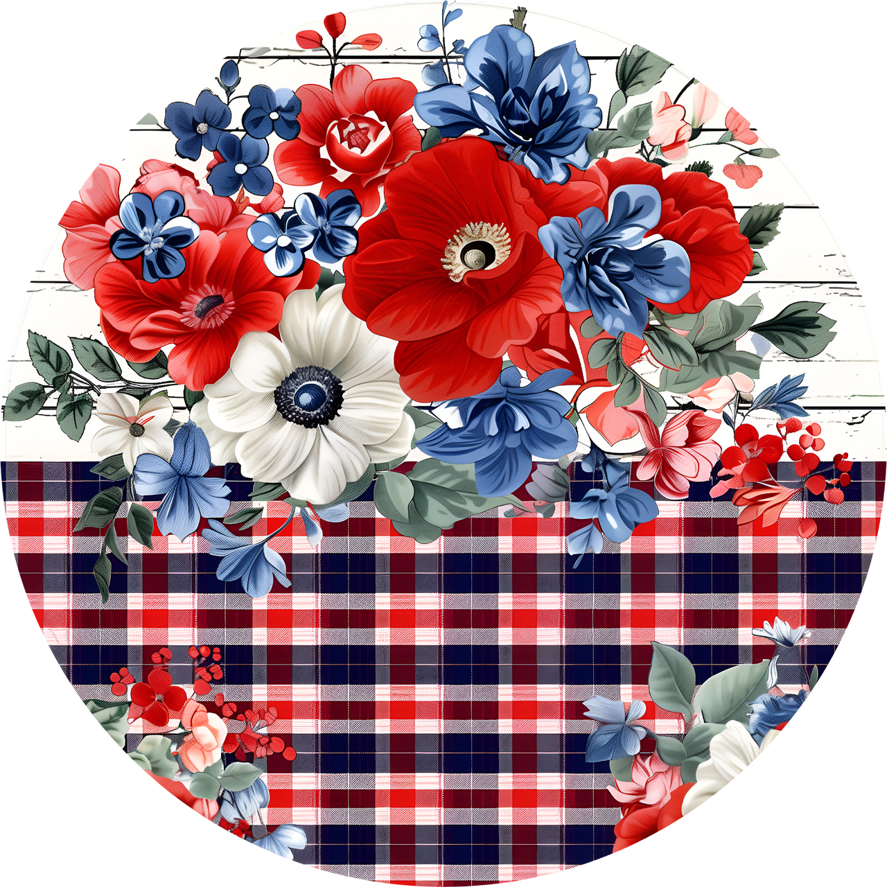 Patriotic USA For Door 18" Wood Door Hanger - DECOE-5411-DH
