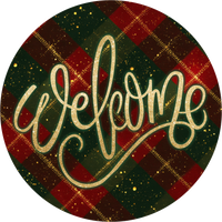 Thumbnail for Traditional Christmas Welcome 18" Wood Door Hanger - DECOE-5482-DH