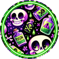 Thumbnail for Neon Halloween 18" Wood Door Hanger - DECOE-5487-DH