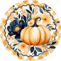 Thumbnail for Falloween Fall 10" Wood Wreath Sign - DECOE-5501-D