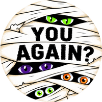 Thumbnail for You Again Halloween 18" Wood Door Hanger - DECOE-5534-DH