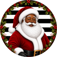 Thumbnail for Santa Christmas 18" Wood Door Hanger - DECOE-5539-DH
