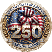 Thumbnail for Patriotic America 250 18" Wood Door Hanger - DECOE-5545-DH